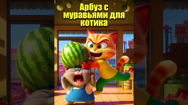 Арбуз с муравьями для котика #мультик #cats #dalle3 #кот #юмор #cartoon #aiart #aicat #нейросеть #ии Арбуз с муравьями для котика #мультик #cats #dalle3 #кот #юмор #cartoon #aiart #aicat #нейросеть #ии