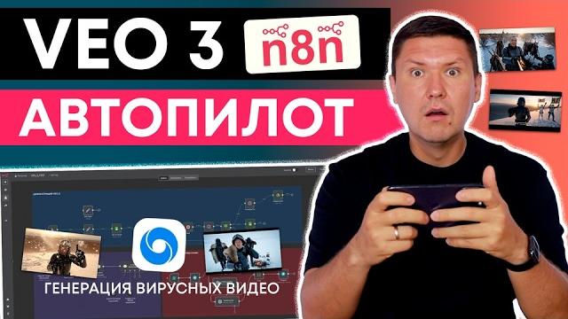 Veo 3 + n8n: Генерация вирусных AI-видео с помощью n8n и Veo 3 (Полный Гайд + Шаблон n8n) Veo 3 + n8n: Генерация вирусных AI-видео с помощью n8n и Veo 3 (Полный Гайд + Шаблон n8n)