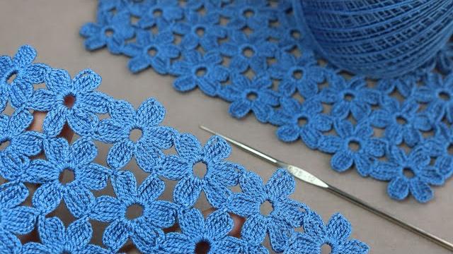 ЦВЕТОЧНЫЙ УЗОР без отрыва нити!!! ВЯЗАНИЕ КРЮЧКОМ :) SUPER EASY Beautiful Flower Pattern Crochet ЦВЕТОЧНЫЙ УЗОР без отрыва нити!!! ВЯЗАНИЕ КРЮЧКОМ :) SUPER EASY Beautiful Flower Pattern Crochet