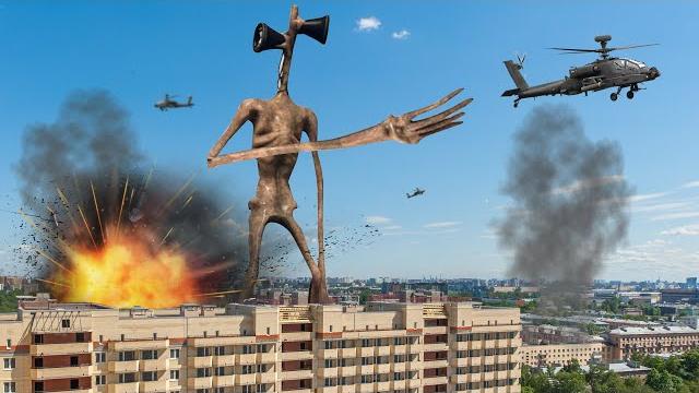 Сиреноголовый напал на город #shorts Сиреноголовый напал на город #shorts
