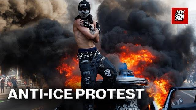 Live: Anti-ICE protests in downtown Los Angeles Live: Anti-ICE protests in downtown Los Angeles
