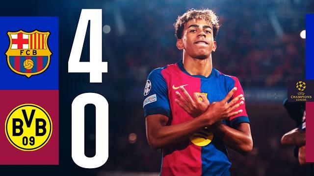HIGHLIGHTS | FC BARCELONA 4 vs 0 BORUSSIA DORTMUND | UEFA CHAMPIONS LEAGUE (WITH COMMENTARY) HIGHLIGHTS | FC BARCELONA 4 vs 0 BORUSSIA DORTMUND | UEFA CHAMPIONS LEAGUE (WITH COMMENTARY)