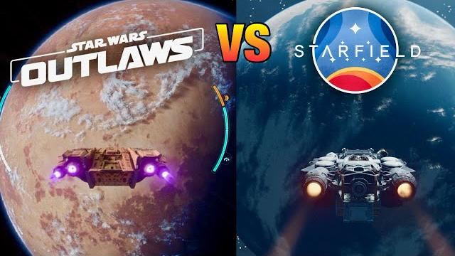 Starfield vs Star Wars Outlaws comparison Starfield vs Star Wars Outlaws comparison