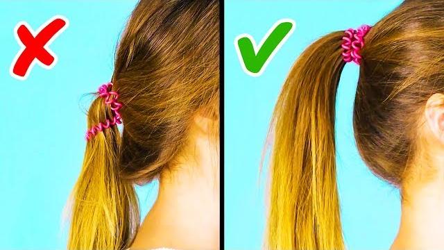 20 COOL 1-MINUTE HAIRSTYLE HACKS 20 COOL 1-MINUTE HAIRSTYLE HACKS