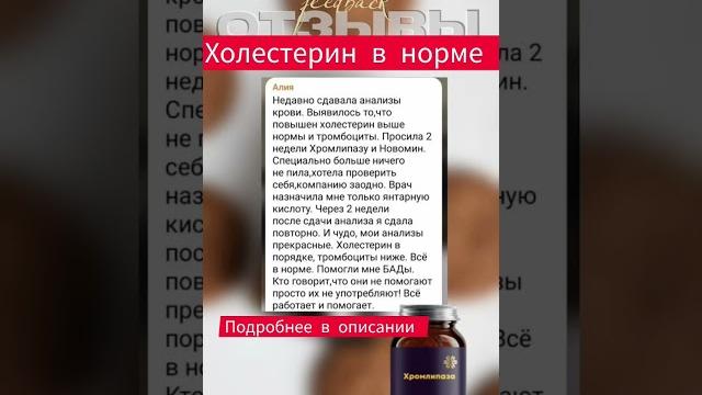 Холестерин в норме Холестерин в норме