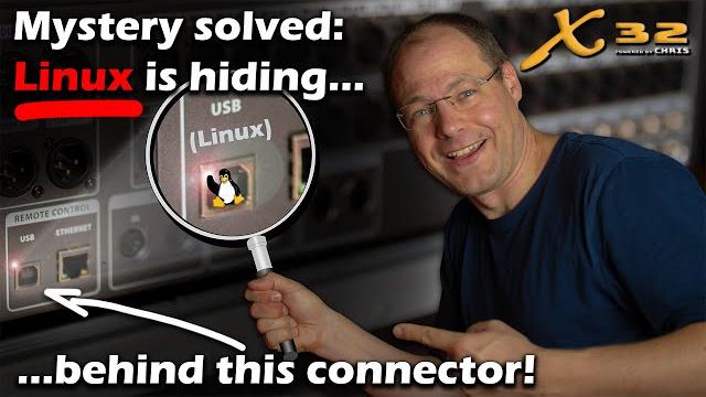 Linux on the Behringer X32? Why? I mean, why not? Linux on the Behringer X32? Why? I mean, why not?