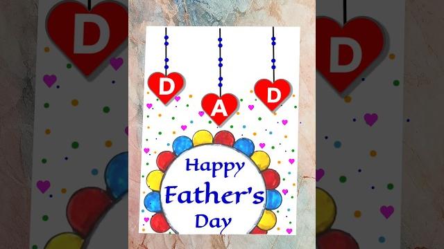 Easy and Beautiful Father's Day Greeting Card | White Paper Father's Day Special Greeting Card Easy and Beautiful Father's Day Greeting Card | White Paper Father's Day Special Greeting Card