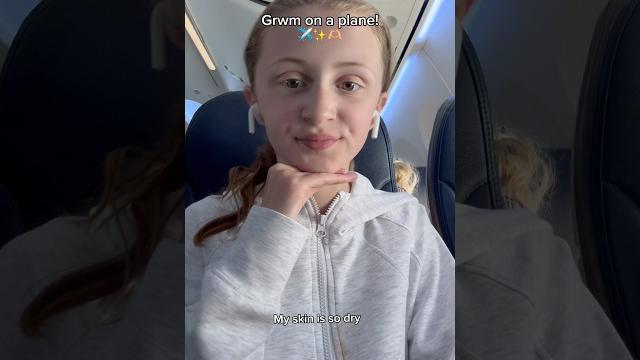 Grwm on a plane! Do you like this type of video? 🩷 #grwm #favegirls #totallyobsessed #preppy Grwm on a plane! Do you like this type of video? 🩷 #grwm #favegirls #totallyobsessed #preppy