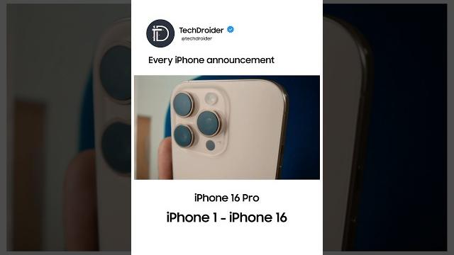 iPhone 1 - iPhone 16 Pro | Every iPhone Announcement Ever! iPhone 1 - iPhone 16 Pro | Every iPhone Announcement Ever!