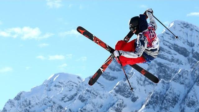 Лыжный фристайлСумасшедшие трюки на лыжах Лыжный фристайлСумасшедшие трюки на лыжах