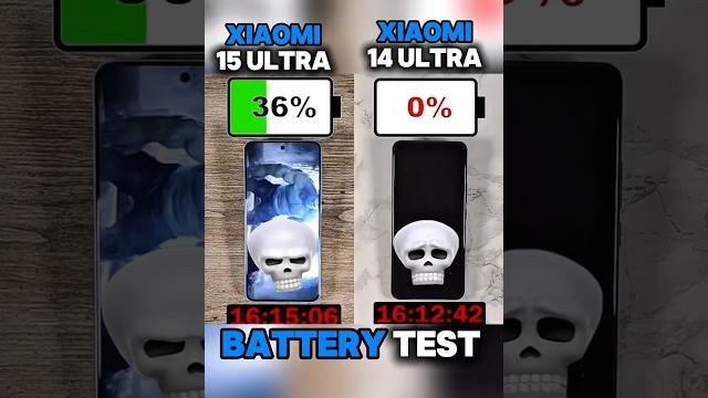 XIAOMI 15 ULTRA VS XIAOMI 14 ULTRA BATTERY TEST? XIAOMI 15 ULTRA VS XIAOMI 14 ULTRA BATTERY TEST?