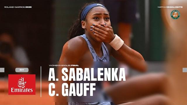 Highlights Sabalenka vs Gauff Final | Roland-Garros 2025 Highlights Sabalenka vs Gauff Final | Roland-Garros 2025