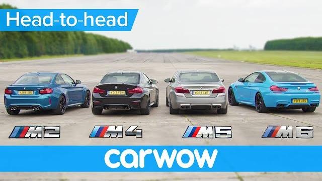 BMW M5 v M4 v M2 v M6 - DRAG & ROLLING RACE BMW M5 v M4 v M2 v M6 - DRAG & ROLLING RACE
