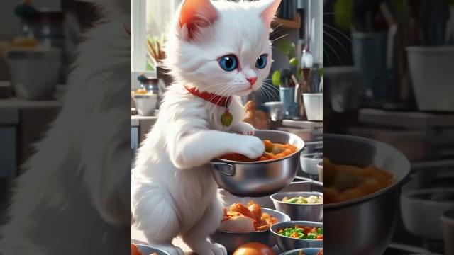 The cutest cats and their culinary adventures! Самые милые котики и их кулинарные приключения The cutest cats and their culinary adventures! Самые милые котики и их кулинарные приключения
