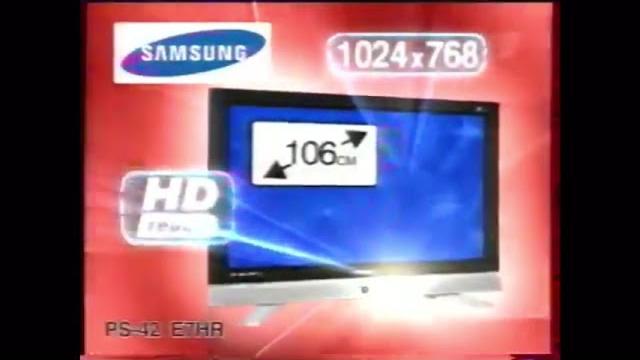Реклама М видео 2007 Плазменный телевизор Samsung Реклама М видео 2007 Плазменный телевизор Samsung
