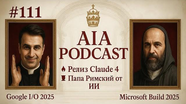 Релиз Claude 4 / Обзор BUILD, Google I/O и COMPUTEX / Новый Папа от ИИ и БУНКЕР / AIA Podcast #111 Релиз Claude 4 / Обзор BUILD, Google I/O и COMPUTEX / Новый Папа от ИИ и БУНКЕР / AIA Podcast #111