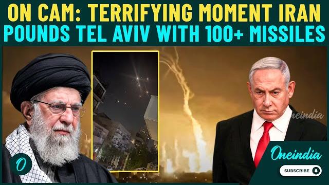 VIDEO: Moment Iranian Hypersonic Missiles Hit Israel Tel Aviv, Terrifying BLAST In Iran's HUGE Blitz VIDEO: Moment Iranian Hypersonic Missiles Hit Israel Tel Aviv, Terrifying BLAST In Iran's HUGE Blitz