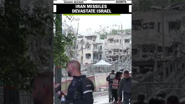 Iranian missiles devastate Israel’s Tel Aviv; emergency workers reach attack site in Israel Iranian missiles devastate Israel’s Tel Aviv; emergency workers reach attack site in Israel