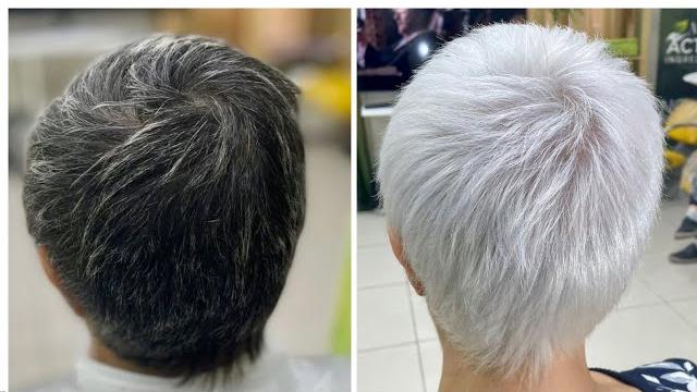 Из черного в блонд за 1 осветление, без порошка и тонирования From black to blond in one lightening Из черного в блонд за 1 осветление, без порошка и тонирования From black to blond in one lightening