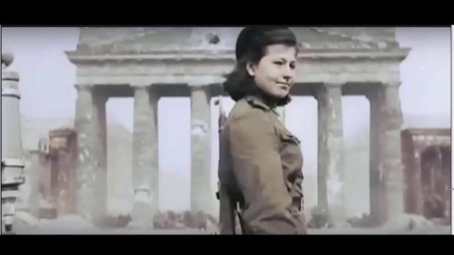 "Well All Right Then", with Mariya Filippovna Limanskaya at the Brandenburg Gate in Berlin, 1945 "Well All Right Then", with Mariya Filippovna Limanskaya at the Brandenburg Gate in Berlin, 1945
