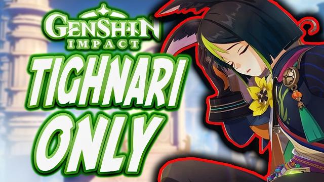Can You Beat Genshin Impact Only Using Tighnari??!! Can You Beat Genshin Impact Only Using Tighnari??!!