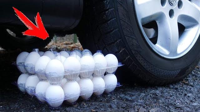 EXPERIMENT: CAR VS EGGS EXPERIMENT: CAR VS EGGS