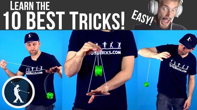Learn 10 AWESOME Easy Beginner Yoyo Tricks by PewDiePie Learn 10 AWESOME Easy Beginner Yoyo Tricks by PewDiePie