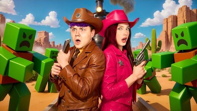 Сбежали от БОССА и ЗОМБИ в Мертвые рельсы в ROBLOX Сбежали от БОССА и ЗОМБИ в Мертвые рельсы в ROBLOX