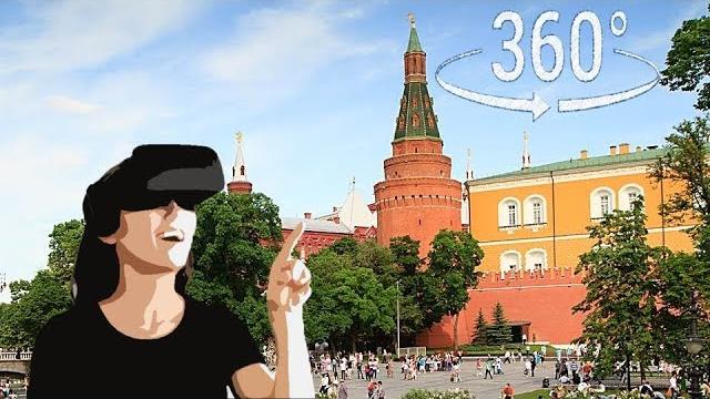 Панорамное Видео 360 VR 4K для очков виртуальной реальности. Александровский сад Манежная площадь Панорамное Видео 360 VR 4K для очков виртуальной реальности. Александровский сад Манежная площадь