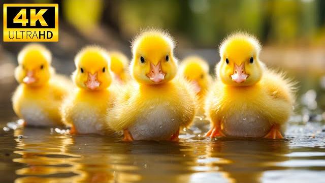 Baby Animals 4K — Волшебный мир милых детенышей животных под расслабляющую музыку Baby Animals 4K — Волшебный мир милых детенышей животных под расслабляющую музыку