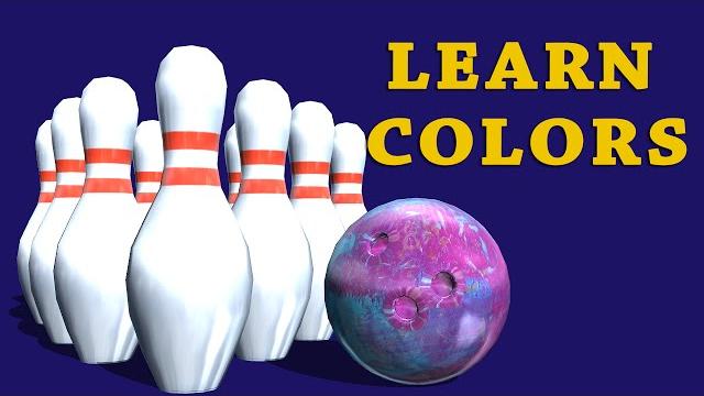 Teaching Colours with Kids Bowling Game | Learn Colours with Game Bowling Alley Kids Rhymes Videos Teaching Colours with Kids Bowling Game | Learn Colours with Game Bowling Alley Kids Rhymes Videos
