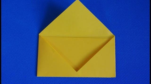 Как сделать конверт из бумаги а4 своими руками. Оригами для письма из листа без клея Как сделать конверт из бумаги а4 своими руками. Оригами для письма из листа без клея