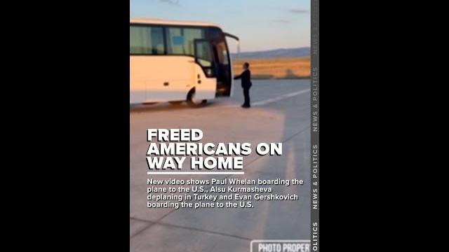 Video shows freed Americans Evan Gershkovich, Alsu Kurmasheva and Paul Whelan on way home to US Video shows freed Americans Evan Gershkovich, Alsu Kurmasheva and Paul Whelan on way home to US