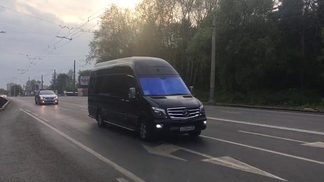 Кортеж Президента России Путина В.В в Перми Кортеж Президента России Путина В.В в Перми