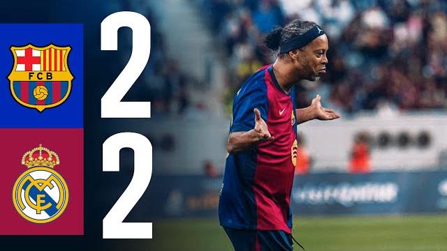 HIGHLIGHTS | BARÇA LEGENDS 2 vs 2 REAL MADRID LEGENDS | EL CLÁSICO | THE RONALDINHO SHOW HIGHLIGHTS | BARÇA LEGENDS 2 vs 2 REAL MADRID LEGENDS | EL CLÁSICO | THE RONALDINHO SHOW