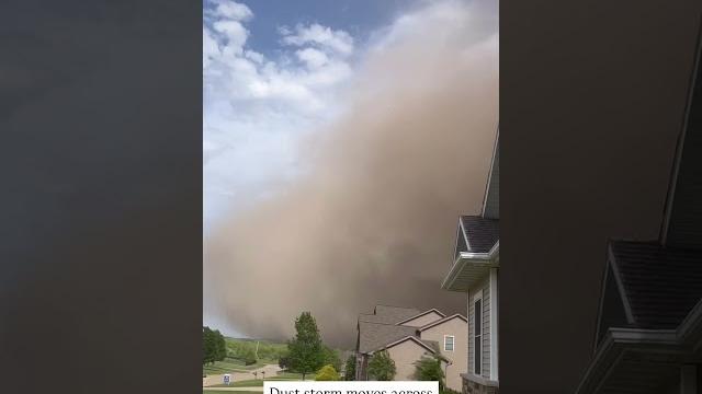 Unprecedented dust storm moves across Illinois Unprecedented dust storm moves across Illinois