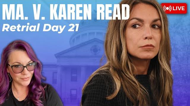 MA v. Karen Read Retrial Day 21- Court Delay & CW finally calls their Accident Reconstruction expert MA v. Karen Read Retrial Day 21- Court Delay & CW finally calls their Accident Reconstruction expert