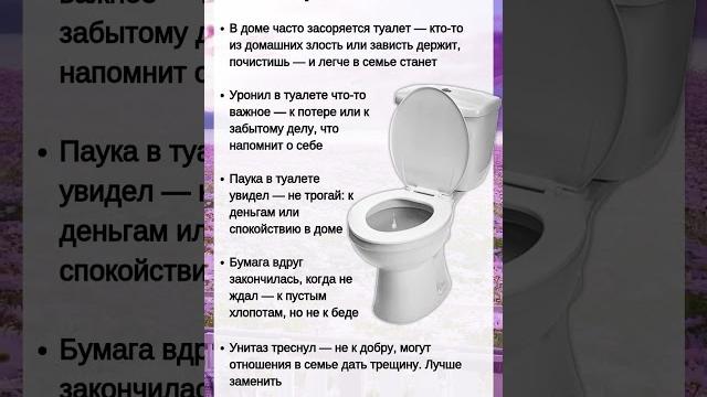 Бабушкины ПРИМЕТЫ про ТУАЛЕТ Бабушкины ПРИМЕТЫ про ТУАЛЕТ