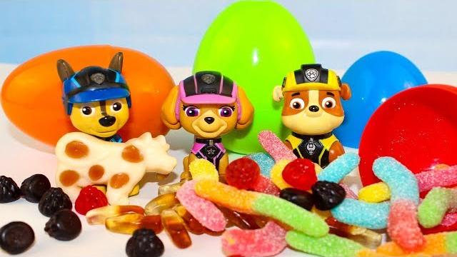 Щенячий патруль Мультик для детей Мармеладный мишка Червяки игрушки Сюрпризы Желейные конфеты Щенячий патруль Мультик для детей Мармеладный мишка Червяки игрушки Сюрпризы Желейные конфеты