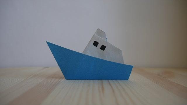 Оригами. Как сделать кораблик из бумаги (видео урок) Оригами. Как сделать кораблик из бумаги (видео урок)