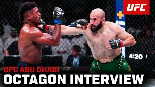 Azamat Murzakanov Octagon Interview | UFC Abu Dhabi Azamat Murzakanov Octagon Interview | UFC Abu Dhabi