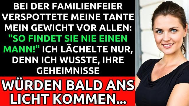 Tante Verhöhnt Mich Wegen Meines Gewichts-Doch Ihr Dunkles Geheimnis Wird Sie Teuer zu Stehen Kommen Tante Verhöhnt Mich Wegen Meines Gewichts-Doch Ihr Dunkles Geheimnis Wird Sie Teuer zu Stehen Kommen