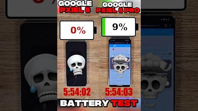 GOOGLE PIXEL 8 VS GOOGLE PIXEL 8 PRO BATTERY TEST? GOOGLE PIXEL 8 VS GOOGLE PIXEL 8 PRO BATTERY TEST?