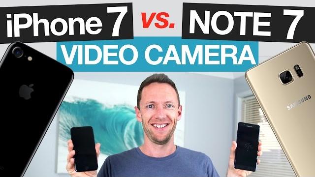 iPhone 7 vs Note 7 Video Camera iPhone 7 vs Note 7 Video Camera