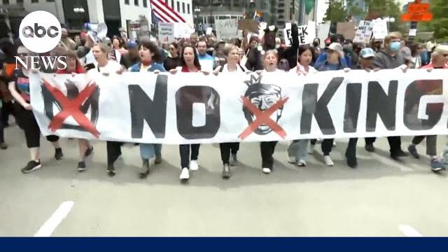 'No Kings' protests underway across the US 'No Kings' protests underway across the US