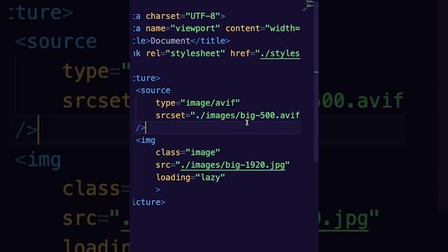 HTML: picture tag зачем нужен? HTML: picture tag зачем нужен?