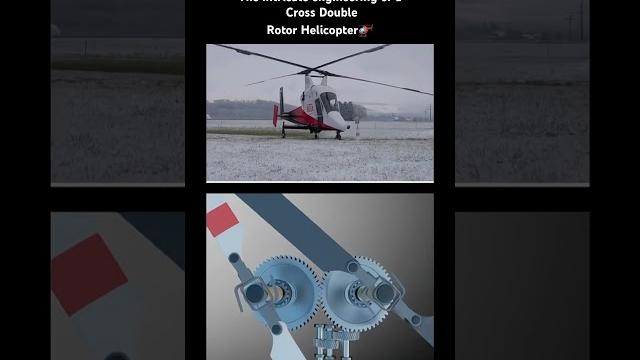 How Do Helicopter Blades Work? Cross Double Rotor Engineering ! #helicopter #aviationlovers How Do Helicopter Blades Work? Cross Double Rotor Engineering ! #helicopter #aviationlovers