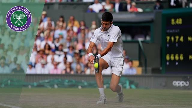 Novak Djokovic vs Roger Federer Wimbledon 2019 final highlights Novak Djokovic vs Roger Federer Wimbledon 2019 final highlights