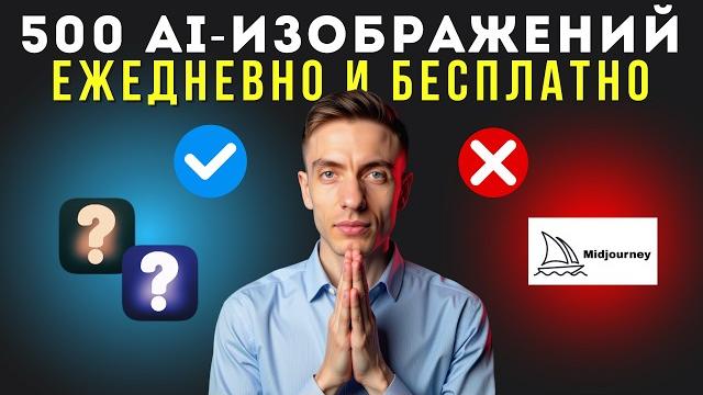 ОТМЕНА Midjourney: 500 БЕСПЛАТНЫХ генераций В ДЕНЬ | Бесплатные нейросети для генерации 2025 ОТМЕНА Midjourney: 500 БЕСПЛАТНЫХ генераций В ДЕНЬ | Бесплатные нейросети для генерации 2025