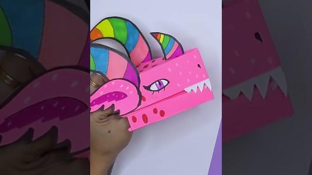 DIY Paper Dragon Puppet TikTok / Origami Dragon DIY Paper Dragon Puppet TikTok / Origami Dragon